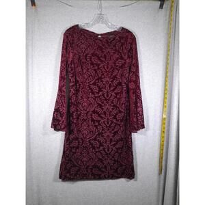 Indication By ECI Dress Womens XS Velvet Bell‎ Sleeve